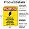 Signmission Radiation & Laser Sign, 14 in H x 10 in W, Plastic, Rectangle OS-2PACK-CR-P-1014-V-10262 - alternate 5